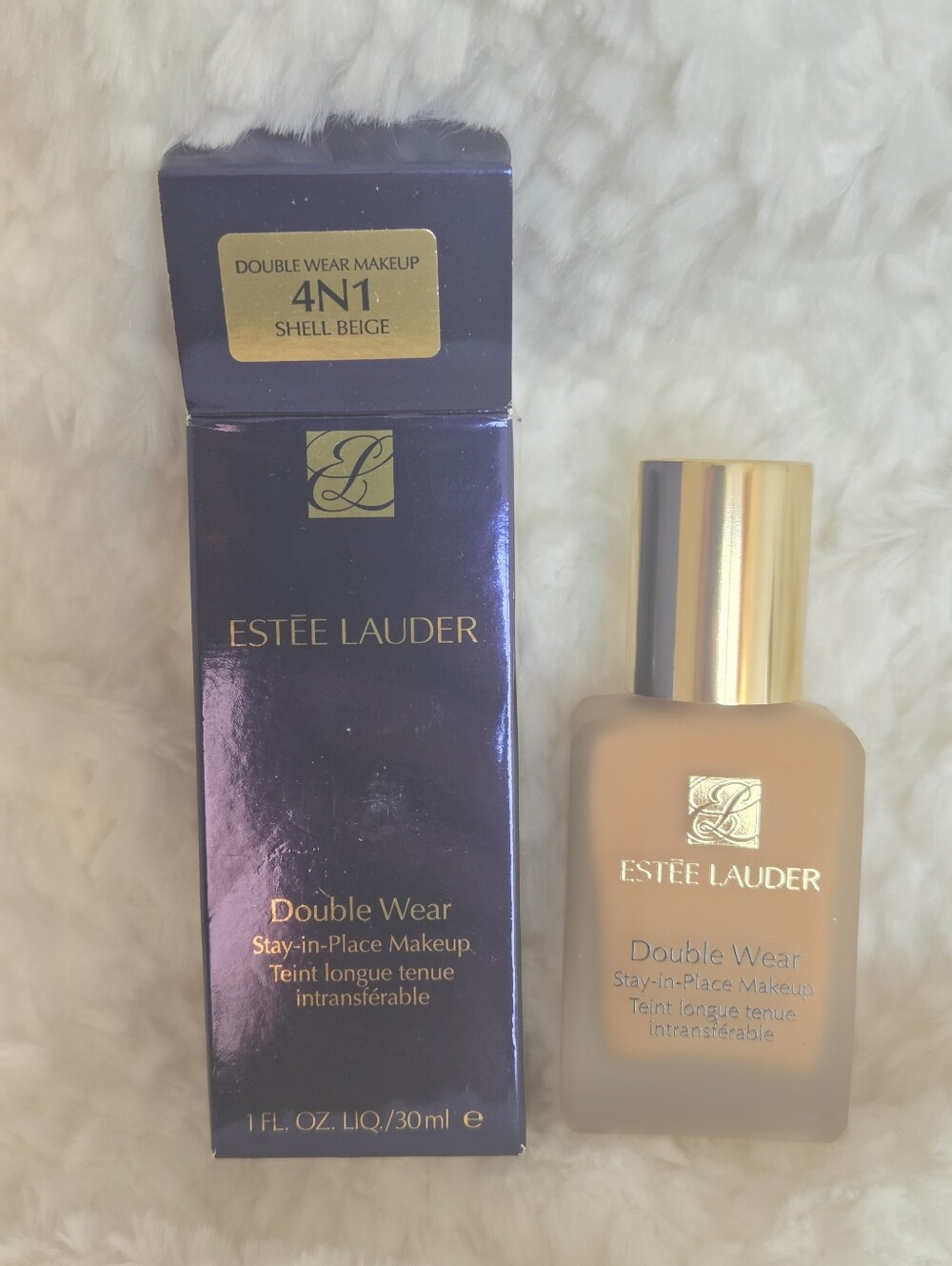 New Estée Lauder Double Wear Stay-in-Place Foundation -4N1 Shell Beige -